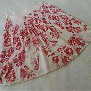 Free People Floral A-line Skirt